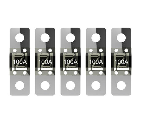 Supersolar's MIDI Fuse 30-200A: High-current screw fuses ideal for securing your systems. Suitable for voltages up to 58V, available in sizes ranging from 30A to 200A. Reliable protection for your solar system purchase, solar set inverter, balcony power plant, and camper solar systems.