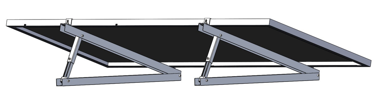 SolarFlex Flachdach Montageset – verstellbar