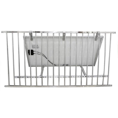 The balcony mounting bracket for solar panels provides a straightforward and secure solution to attach a module with a maximum width of 1.80m to a balcony railing. Crafted from high-quality, corrosion-resistant stainless steel and aluminum, this set ensures a durable installation. The adjustable-angle solar module bracket allows for optimal alignment, ensuring maximum sunlight exposure for enhanced energy yield.