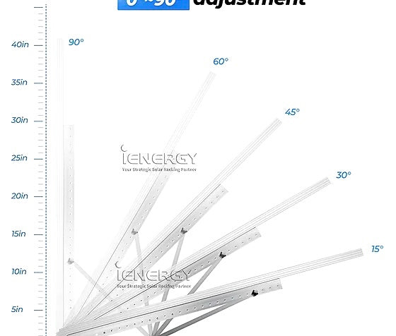 Supersolar's Tilt Mounting Bracket Medium is the perfect mounting solution for those looking to professionally and securely install their 100 to 200 Watt solar modules. Specifically designed for our high-performance panels, this top-quality bracket ensures optimal alignment with the sun for maximum energy yield. With its robust construction and user-friendly design, this tilt bracket is the ideal solution for anyone seeking a safe and efficient way to mount their solar modules.