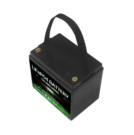 LifePo4 Batterie 12,8V 50Ah BMS Bluetooth – Supersolar