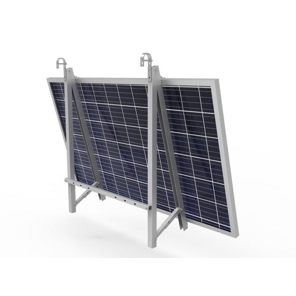 Balkon - Wandhalterung: Unsere robuste Balkonhalterung für Solarpaneele ist leicht verstellbar und aus hochwertigem Aluminium gefertigt. Maximalstabilität und Langlebigkeit für den Einsatz im Freien. Eigenschaften: Maximale Panelgröße von 1150mm, 6.5kg Gewicht, einstellbare Neigung für optimale Sonneneinstrahlung. Erfüllt Sicherheitsnormen AS7NZS1170, DIN1055 und JIS C8955:2017. Installieren Sie Solarpanelanlagen auf Ihrem Balkon und maximieren Sie die Energieerzeugung mit dieser zuverlässigen Halterung
