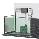 The Zendure AB1000 is a powerful LiFePO4 battery that stores excess energy from a balcony power plant. The battery ensures a continuous power supply even during nighttime or low sunlight conditions. With a total capacity of up to 3,840Wh, waterproof protection (IP65), monitoring via the Zendure app, and seamless integration into the SolarFlow system, the AB1000 is the ideal solution for efficient and sustainable use of solar energy.