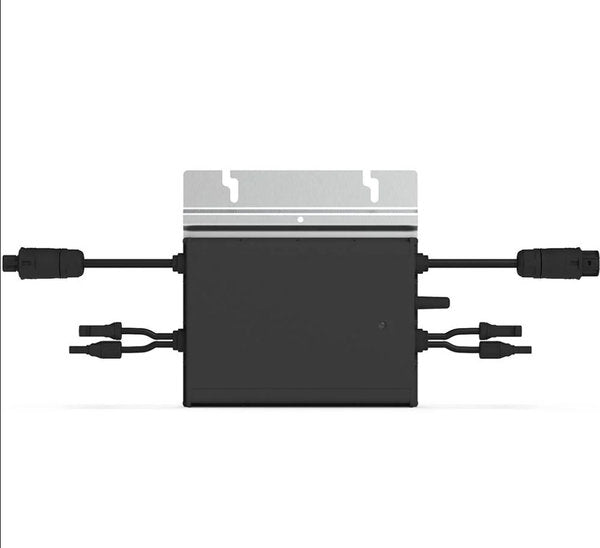 Der Hoymiles HM-600 Mikrowechselrichter: Ideal für Balkonkraftwerke, leicht (3,75 kg inkl. 2,06 m AC-Kabel), bis zu vier Solarpanelen. Hohe Zuverlässigkeit, MPPT-Genauigkeit, 96,7% Spitzenwirkungsgrad, 12 Jahre Garantie. Einfache Installation, optionale Überwachung per S-Miles App oder Cloud.