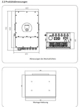 The Deye Hybrid 3 Phase Inverter 6KW ensures secure and reliable higher yields in your solar system. The compact design and high power density save investments, while the three-phase asymmetrical output enables versatile application scenarios. With intelligent features such as remote shutdown and remote control, the Deye SUN 6K-SG provides a smart and user-friendly solution.