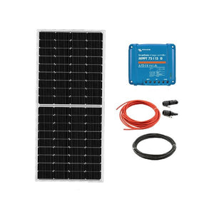 Solar-Set 200Wp Solarmodul, Vitron75/15 Laderegler