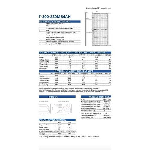 Das Solar-Set 400 Watt mit LiFePO4 Batterie und 2000 Watt Wechselrichter ist das ideale Komplettpaket für eine umweltfreundliche Energieversorgung auf Reisen. Zwei leistungsstarke 200 Watt Solarpaneele mit hoher Modul-Effizienz von 21,90% sorgen für optimale Energieausbeute. Der enthaltene 40A MPPT Solarladeregler gewährleistet eine effiziente Ladesteuerung der Lithium-Eisenphosphat-Batterie (LiFePO4) mit 200 Ah 12,8 Volt, integriertem Batteriemanagementsystem (BMS) und Bluetooth-Handyüberwachung.